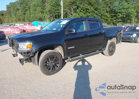 2022 GMC Canyon 4Wd Short Box Elevation from USA, damaged, VIN 1GTG6CEN7N1195745